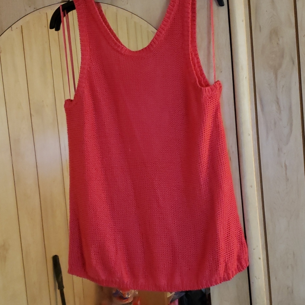 Brigitte Bailey Pink Sleeveless low back sweater